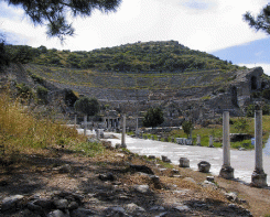 the Ephesus theater, Turkey