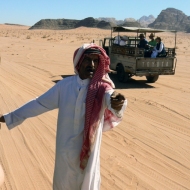 Bedouin driver in Wadi Rum, Jordan