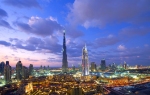 Burj Khalifa towering over Dubai