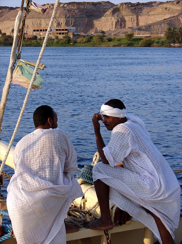 on the Nile, near Aswan, Egypt, photo by Jason Hedrick