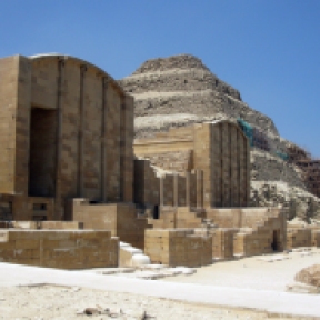 the Step Pyramid complex, Sakkara, Egypt