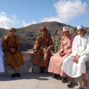 Omani boys , Nizwa Souk, photo courtesy of Elite Tourism, Oman
